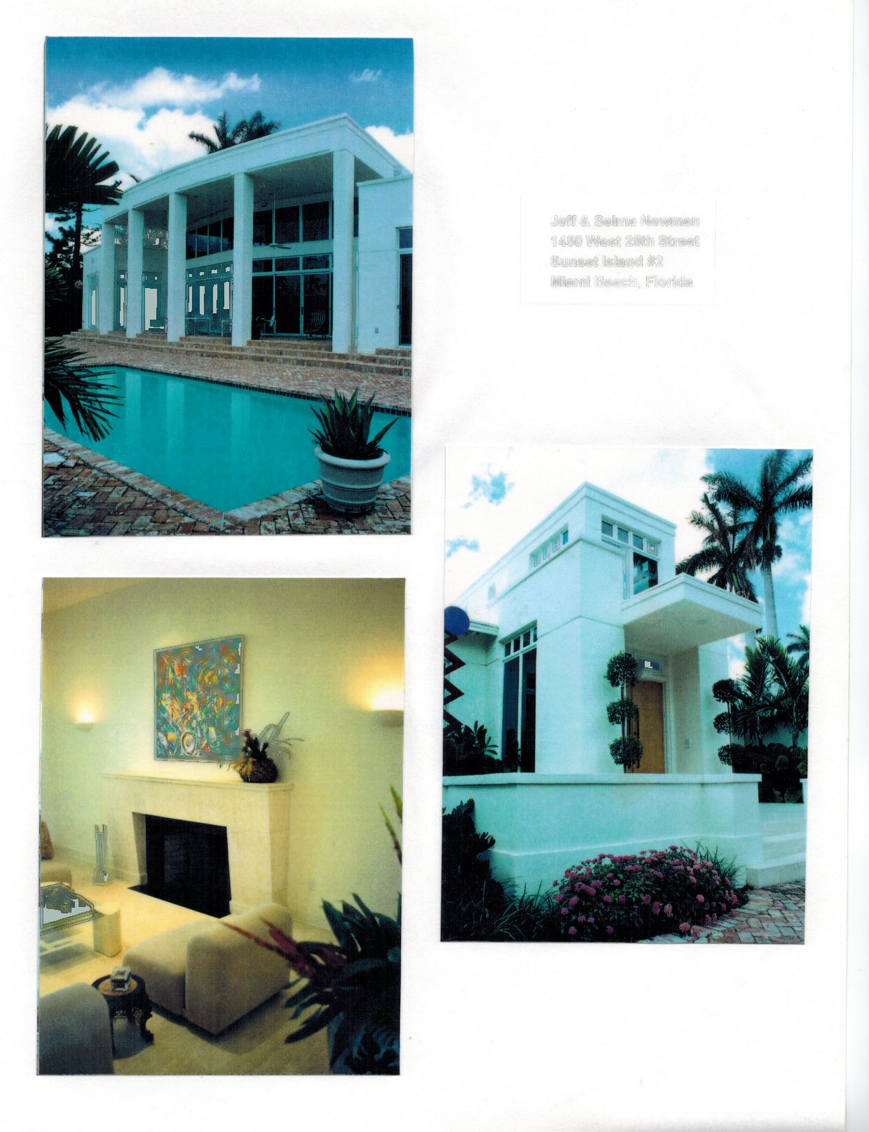 Newman Residence — Sunset Island, Miami Beach, FL